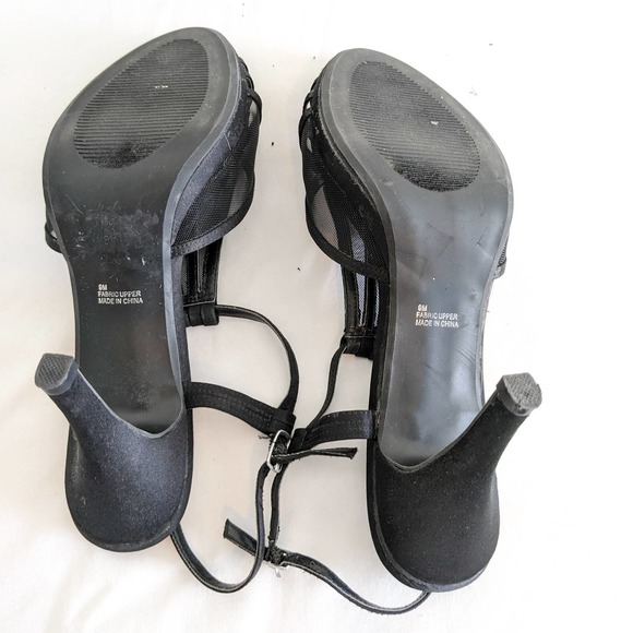 CP by dress Barn high heel sandal, black, size 9 - Picture 6 of 6